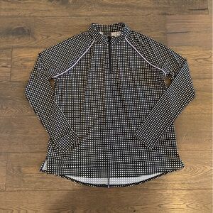 Belyn Key Black and White Checkered Top